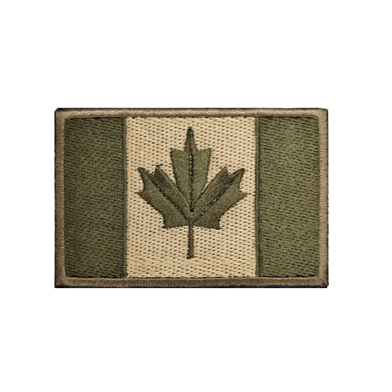 Embroidered Rectangle Patch - Decorative Hook & Loop Accessory