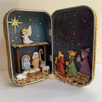 Handmade Nativity Scene Set 1