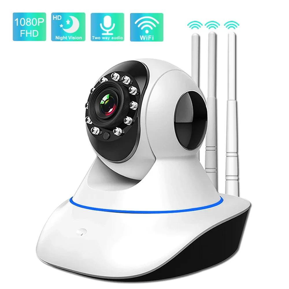 

Antennas Wifi Ip Camera Security Protection Surveillance Camera1080p Wifi Ip Camera Infrared 360º Rotation 3 Antennas 3