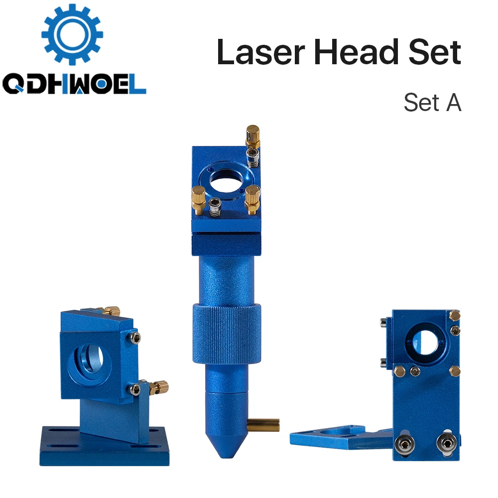 Qdhwoel Serie K Testa Laser Co2 Set D12 18 20 Obiettivo Per Macchina Da Taglio Per Incisione Laser 2030 4060 K40