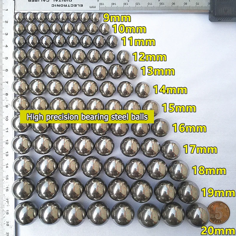 10-500pcs 1mm~15.081mm Bearing Steel Balls Solid High Precision GCR15 Chrome Steel Ball 1.5/2/2.5/3.175/3.969/4//4.8/7.144~15mm