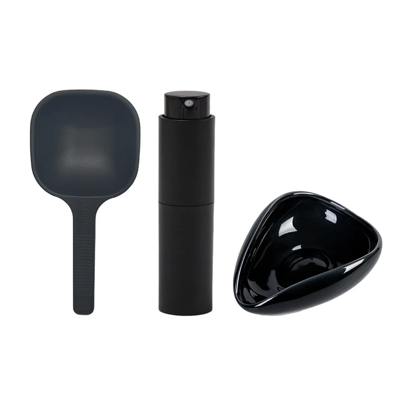 Premium Coffee Measuring Set: Spoon, Spray Bottle & Tray for Espresso & Tea Accessories