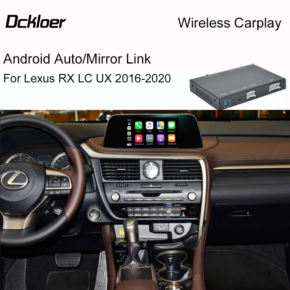 

Беспроводной Apple CarPlay для Lexus RX LC UX 2016-2020 с функцией автоинтерфейса Mirror Link AirPlay Car Play Android