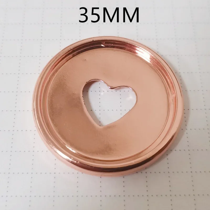 Binding Ring 30PCS35MM electroplating plastic binding CD DIY loose-leaf mushroom hole notebook disc buckle