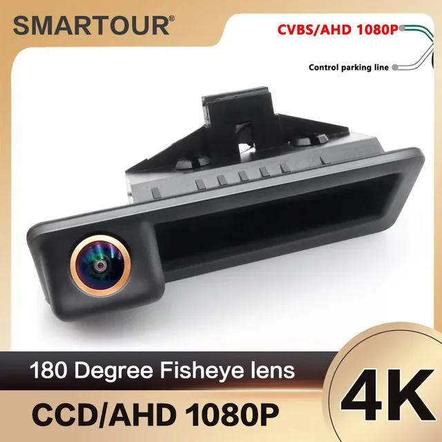 Caméra de recul pour BMW bronchbery, lentille fisheye, barrage de secours, AHD, 2K, E39, E53, E82, E88, E84, E90, E91, E92, E93, E60, E61, E70, E71, E72 1