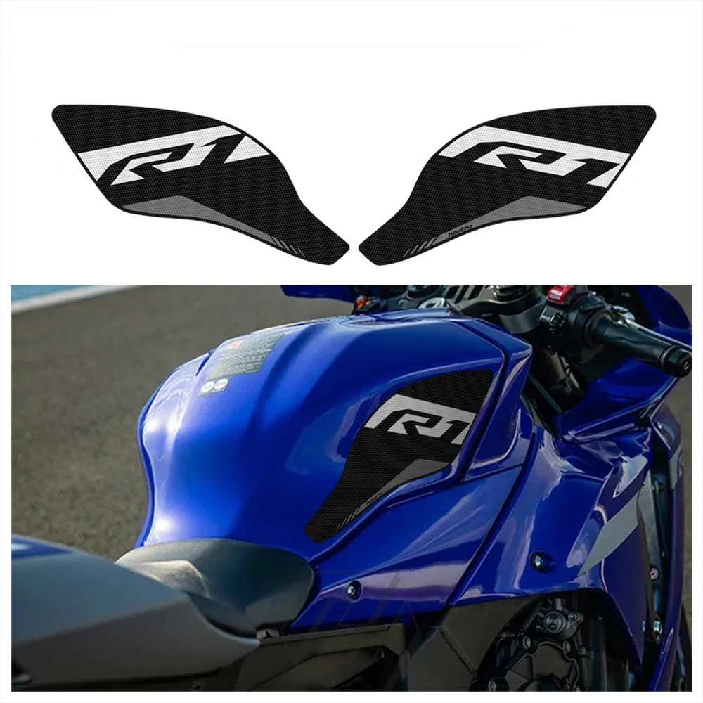 For Yamaha YZF-R1 R1 2020-2022 Sticker Motorcycle Accessorie Side Tank Pad Protection Knee Grip Mats