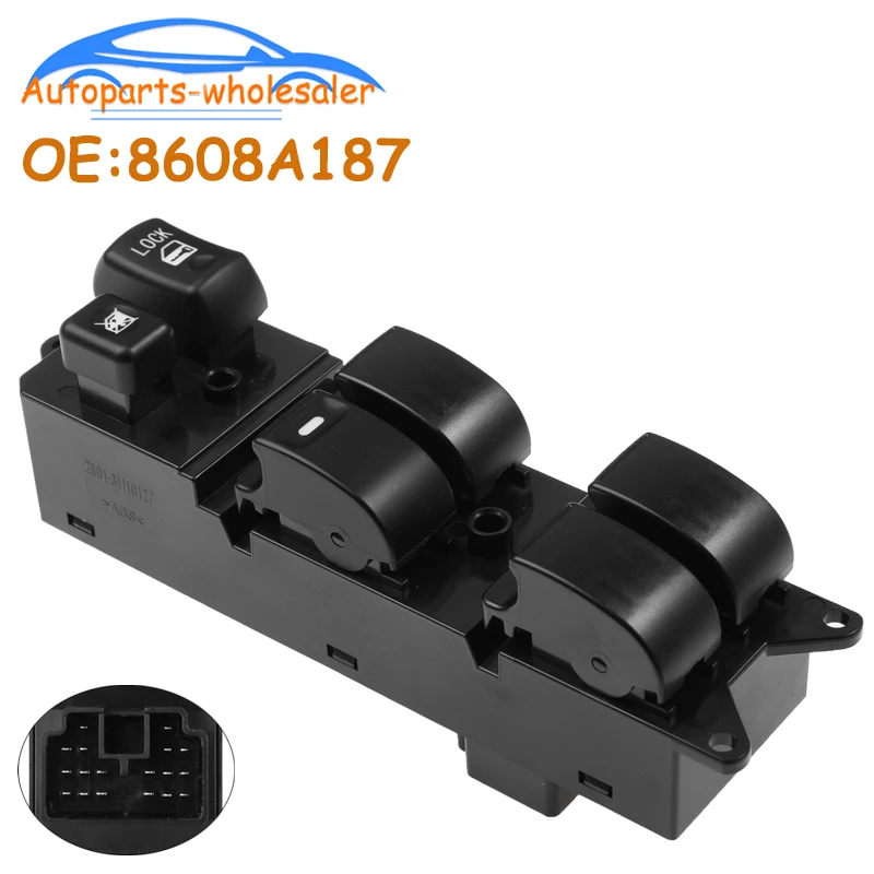 

Новые водительские боковые левые главные окна 8608A187 8608A207 8608A044 подходят для 2007-2013 Mitsubishi Outlander автомобильные аксессуары