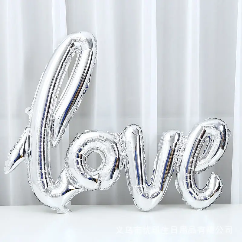 Liebesballons aus Aluminiumfolie, perfekt für Valentinstag, Jubiläen, Geburtstagsfeiern, Hochzeiten, Dekoration, romantischer Hintergrund – Detail 15