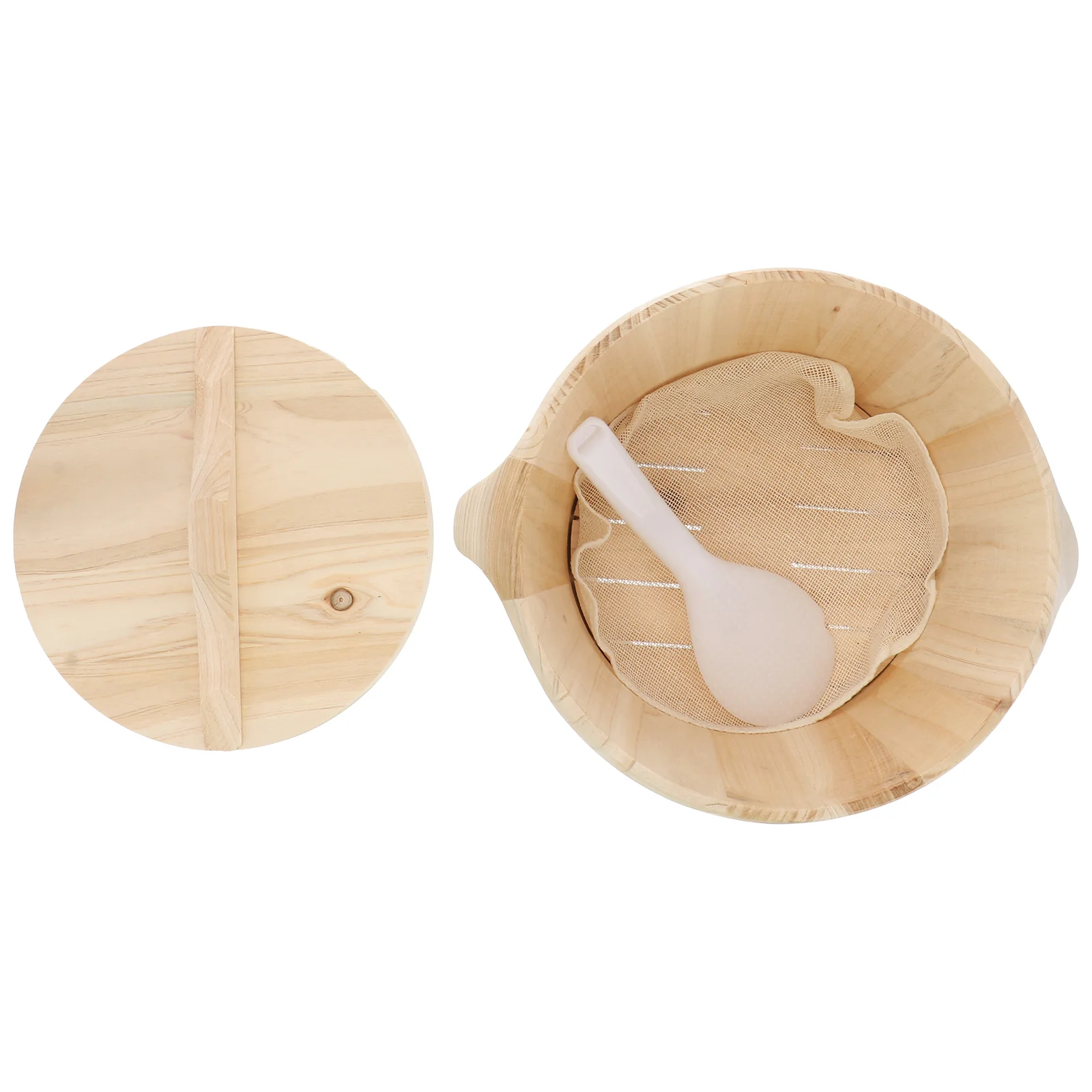 Girl Steam Bucket Baby Veggie Tray with Lid Food Steamer Wood Oven Wooden Steamed Barrel