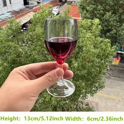 Lifelike Spilled Red Wine Glass Prop for Photography and Home Décor (Wine)
