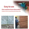 Makita 3D-4D 16 Lines High-precision 360°  Horizontal Vertical Green Laser Level  Wall Mounted Portable Electric Tools 6