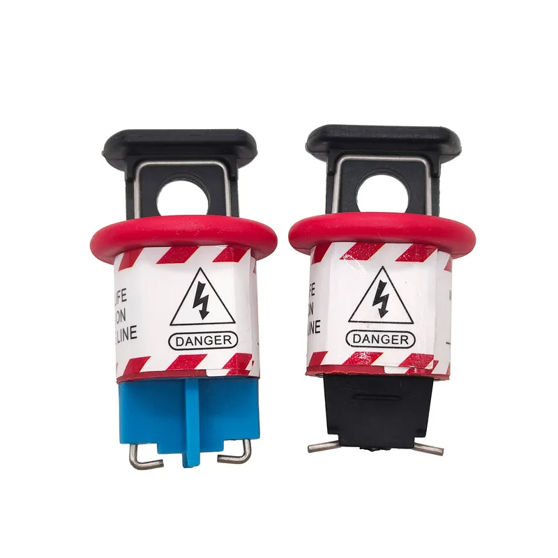 1Pc Electrical Safety Lockout Circuit Breaker Lock Miniature Air Switch Breaker Lockout for Power Isolation pinout safety lock