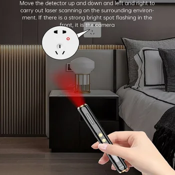 Hidden Spy Camera Detector Security Protection Anti Spy Gadget GPS Tracker Finder Bug Detector Wireless Signal Infrared Scanner 1