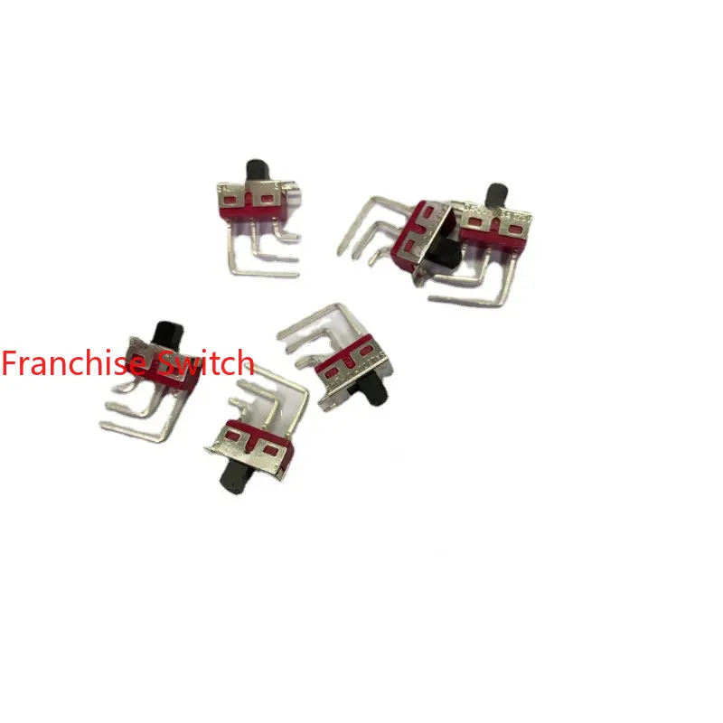 

5 PCS Toggle The Sliding Switch Power Supply TS-13L-A1-2-Q-H Vertical Side Bending Foot, 3 Feet And 2 Gears.