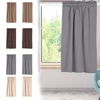 Kitchen Window Curtains Thermal Insulated Short Curtain for Bedroom Living Room Home Decor Window Top Small Drapes Cortinas 1