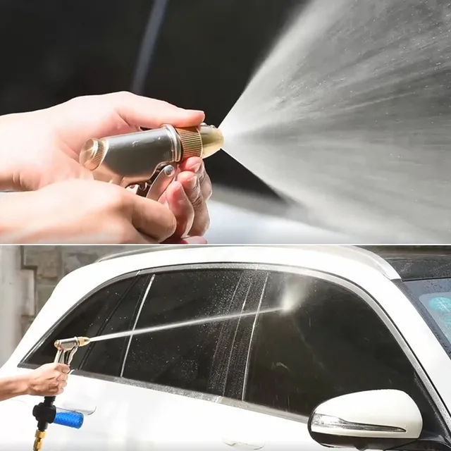 Kerti Vízpisztoly Minden Fémlemez Tömlő Fúvóka Öntözők Autómosó Szerszámok Nagynyomású Vízpermet Pisztolyok - Image 5