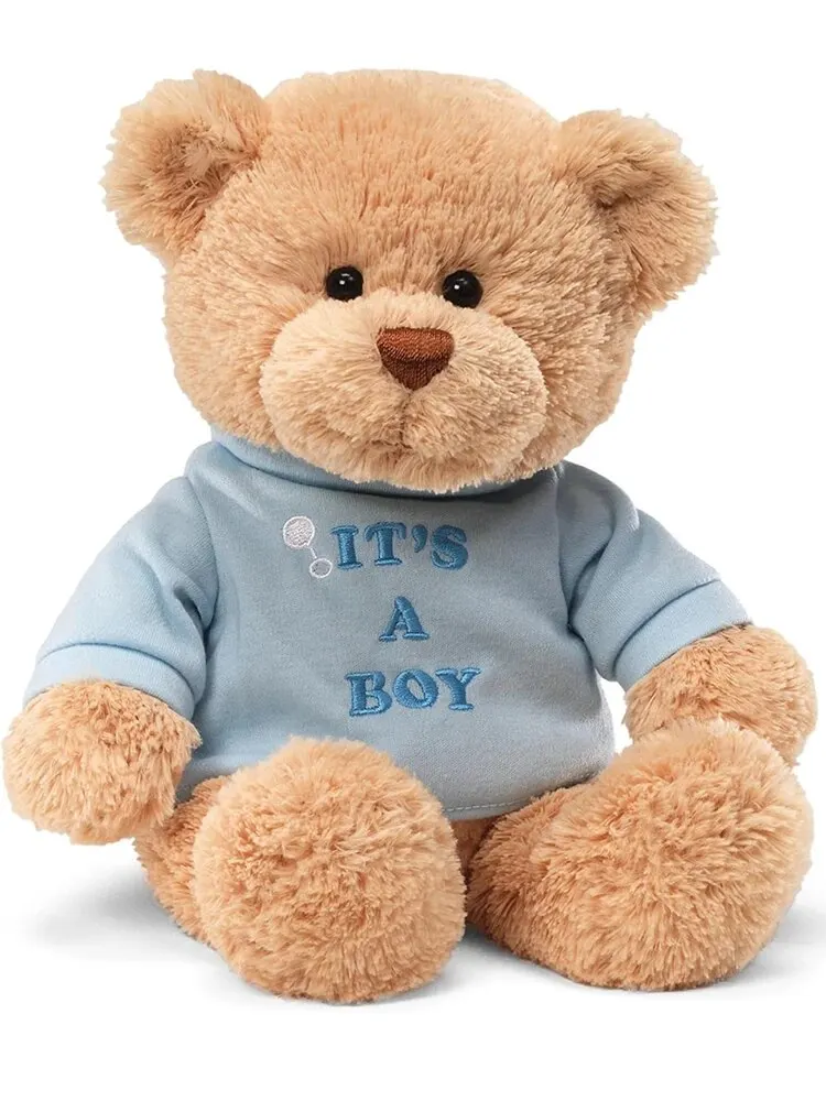 Customizable Teddy Bear with White T-Shirt, 11