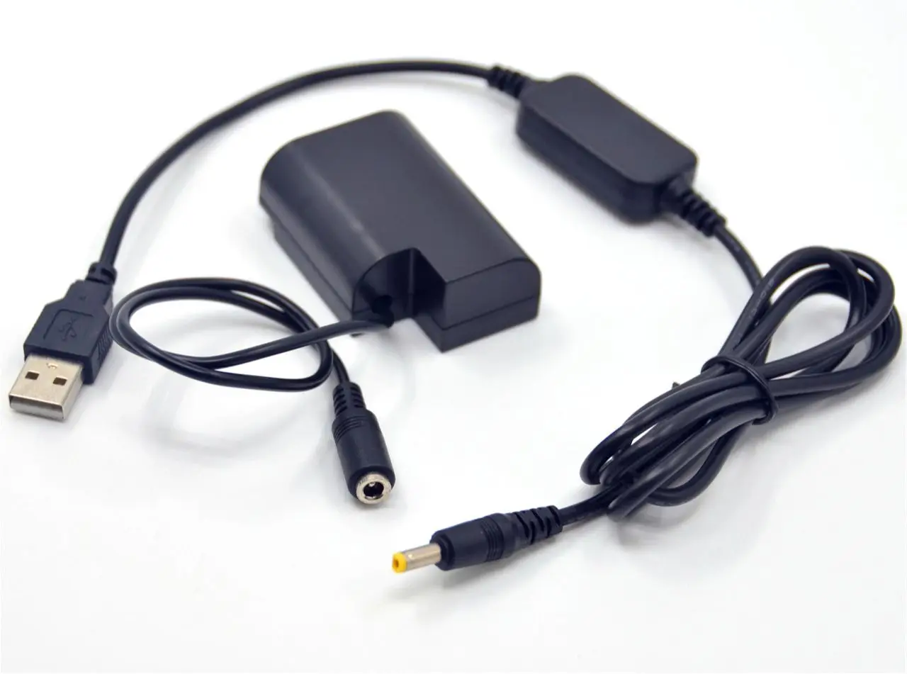 Blf19 Dummy Battery Dcc12 Dc Accoppiatore + Cavo Usb Dc Per Fotocamere Panasonic Lumix Dmc-G9 Gh3 Gh4 Gh5 Dmc-Gh5S Gh3K