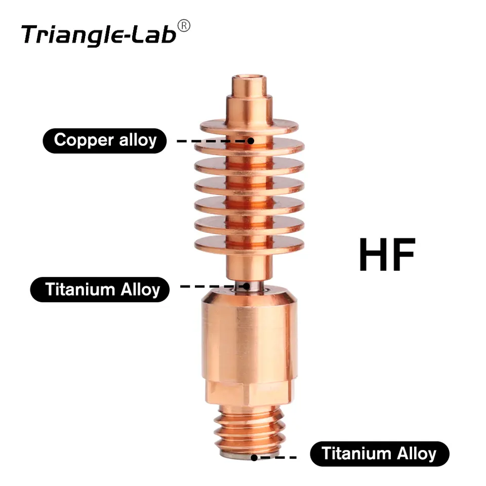 TriangleLab Dragon Hotend Core V2.0 Upgrade Compatible with Carbon Fiber Materials for Phaetus Dragon Hotend image 4