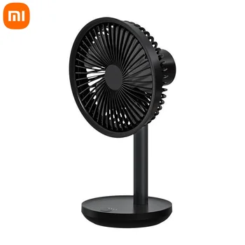 샤오미 SOLOVE F5 데스크탑 미니 선풍기, 휴대용 스탠딩 팬, C타입 USB 충전식, 4000mAh 에어컨 테이블, 휴대 용이