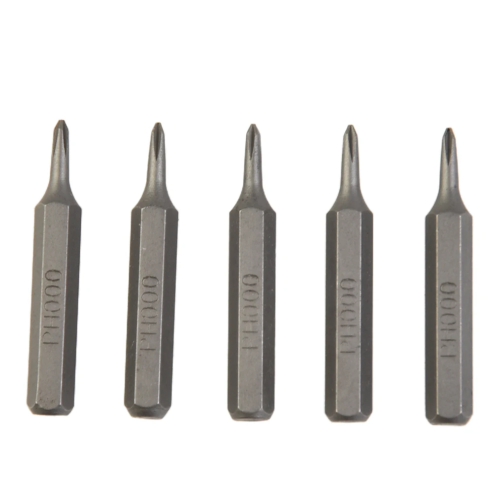 5 stücke Kreuz Schraubendreher Bit Set Magnetische Bits PH0000 PH000 PH00 PH0 PH1 PH2 4mm Sechskantschaft Schraubendreher Nutdrivers hand Werkzeuge – Detail 8