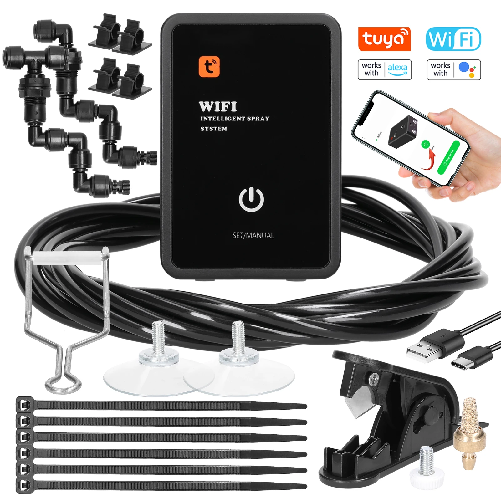 Tuya WiFi Intelligent Sprinkler Controller Spray System APP Control