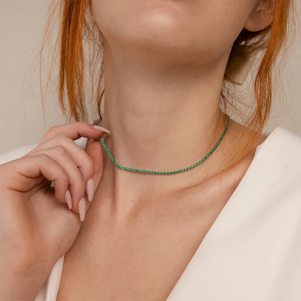 eManco Crystal Necklace - Detail View