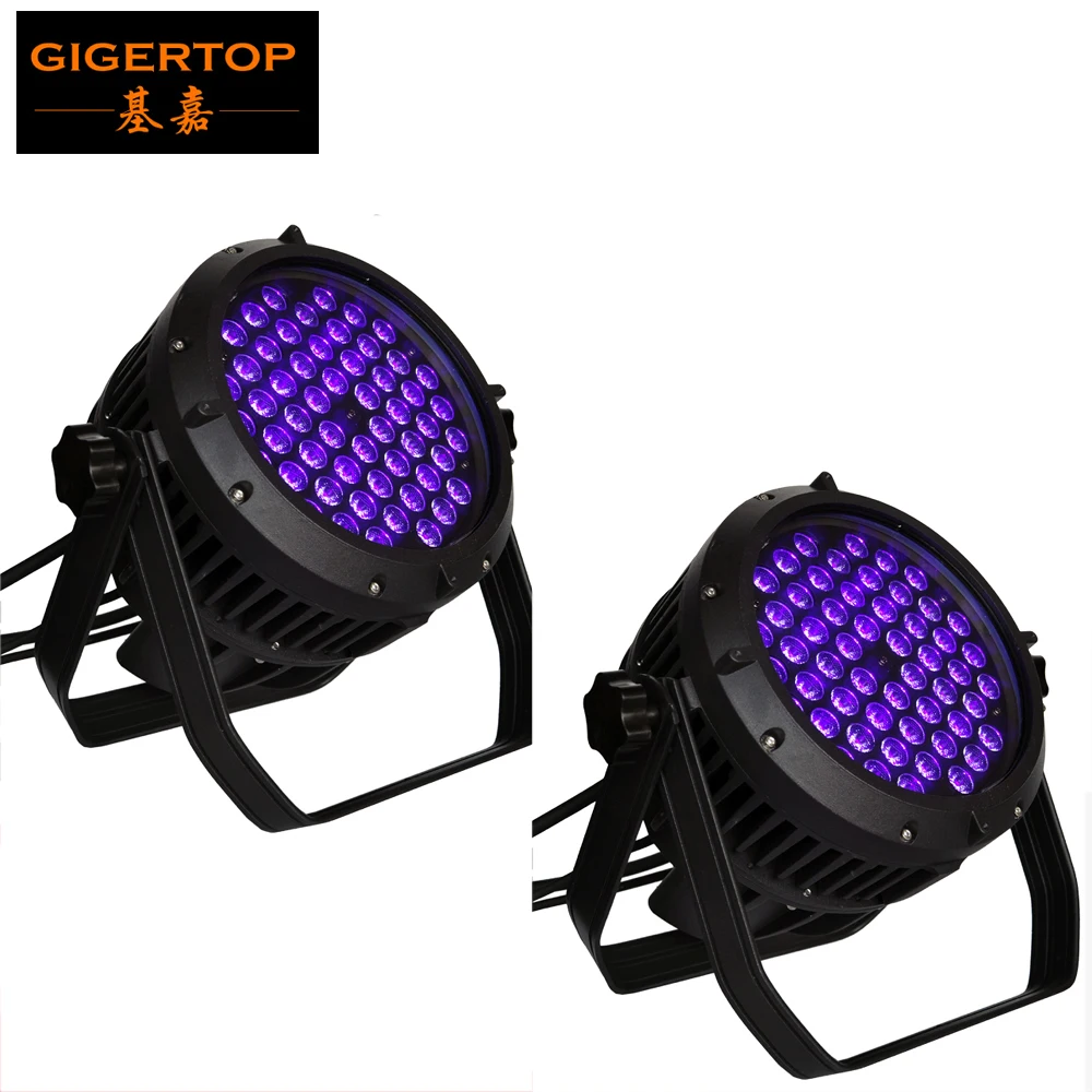 

Black Lights TIPTOP 54X3W UV LED Blacklight Uplights Par Lights Stage Lights DMX Control for Disco Stage Lighting Wedding