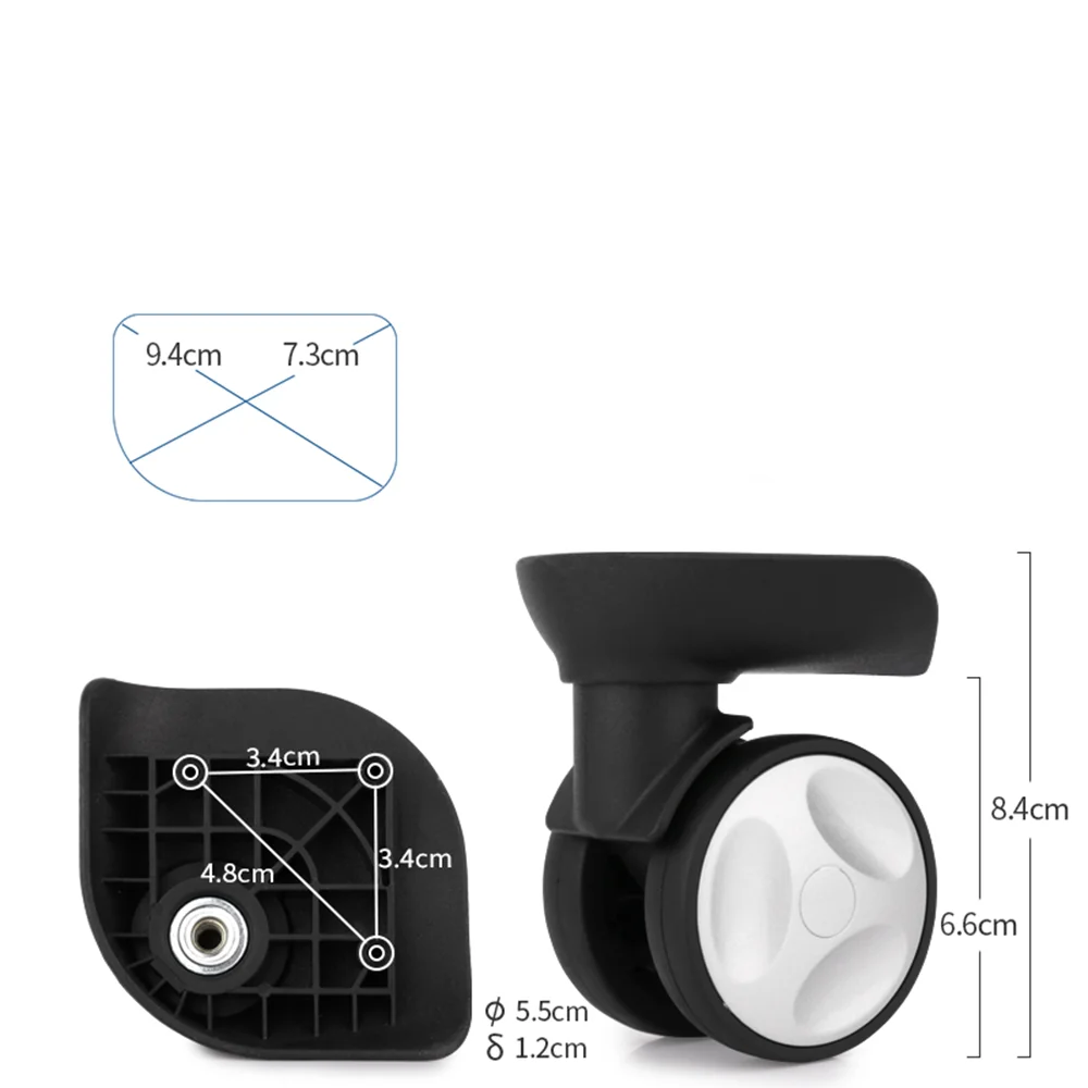 Suitable For Hongying Suitcase Wheel Repair Accessories, Trolley Luggage Wheel Replacement Suitcase Silent Rolling Pulley Parts
