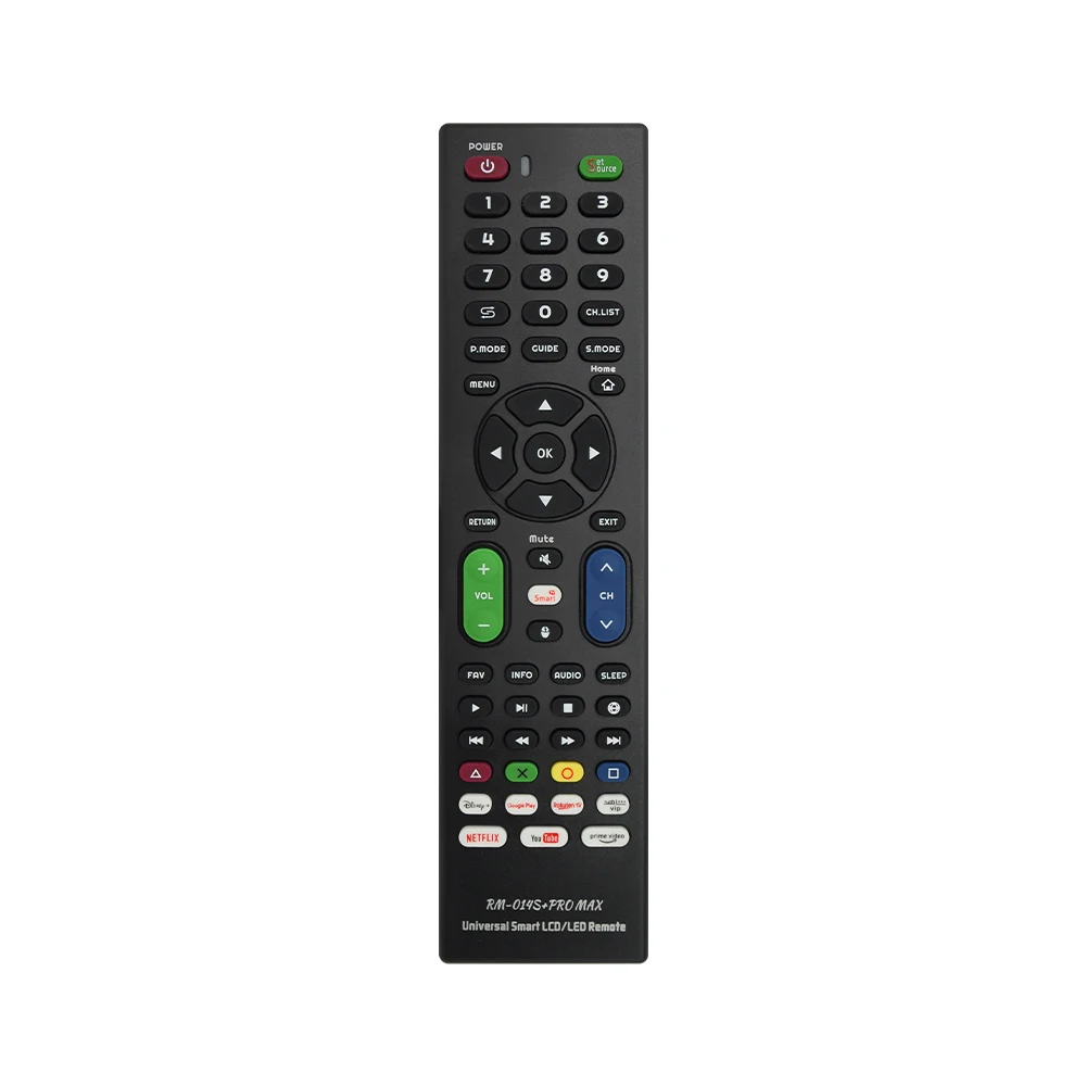 Çoğu Marka Taşınabilir Kurulum için Evrensel TV Uzaktan Kumandası RM-014S+ Pro Max Ses Fonksiyonu Olmadan