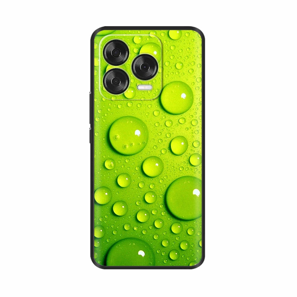 Luxury Black Silicone Back Cover - Elegant Design Case