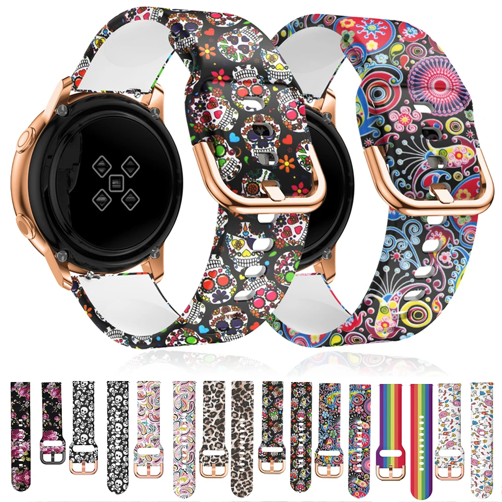 

Ремешок силиконовый для Galaxy Watch 6 5 pro 4, 22/20 мм, 265 255