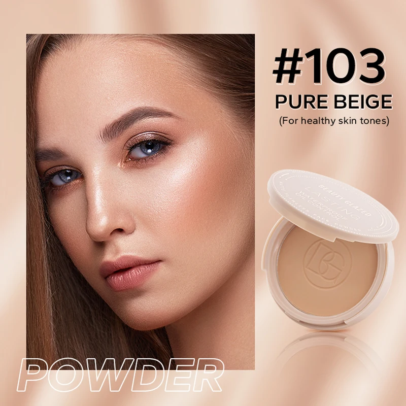 بودرة الوجه المزججة غير اللامعة للتحكم في الزيت، ب...