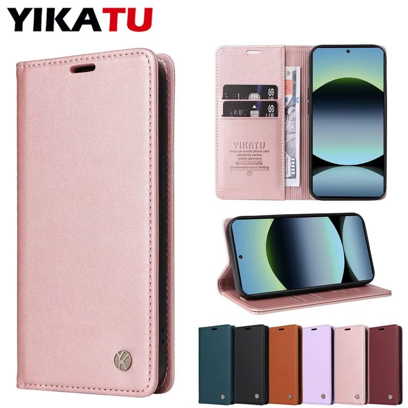 Diebstahlsichere Brieftaschen-Schutzhülle mit Bürstenfunktion für Samsung Galaxy S25 S24 S23 S22 S21 S20 S10 S9 S8 FE Plus Edge Ultra Magnetisch
