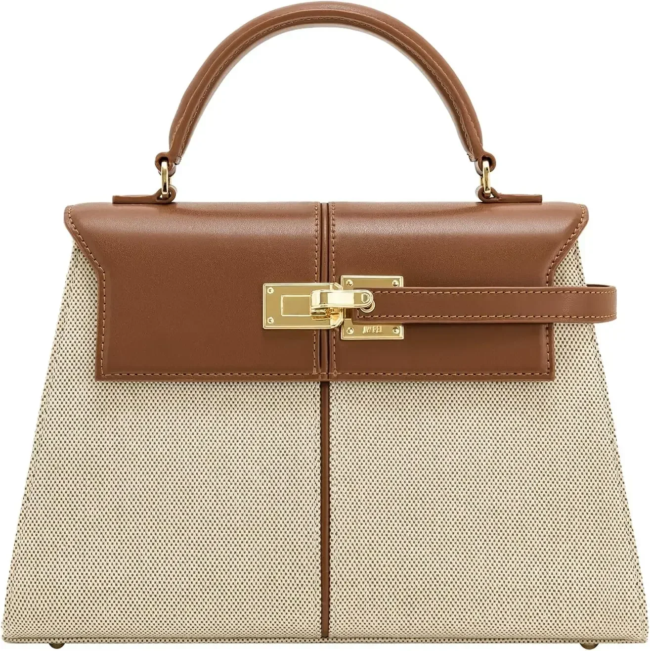 حقيبة نسائية من JW PEI بمقبض علوي باللون الأبيض ال...