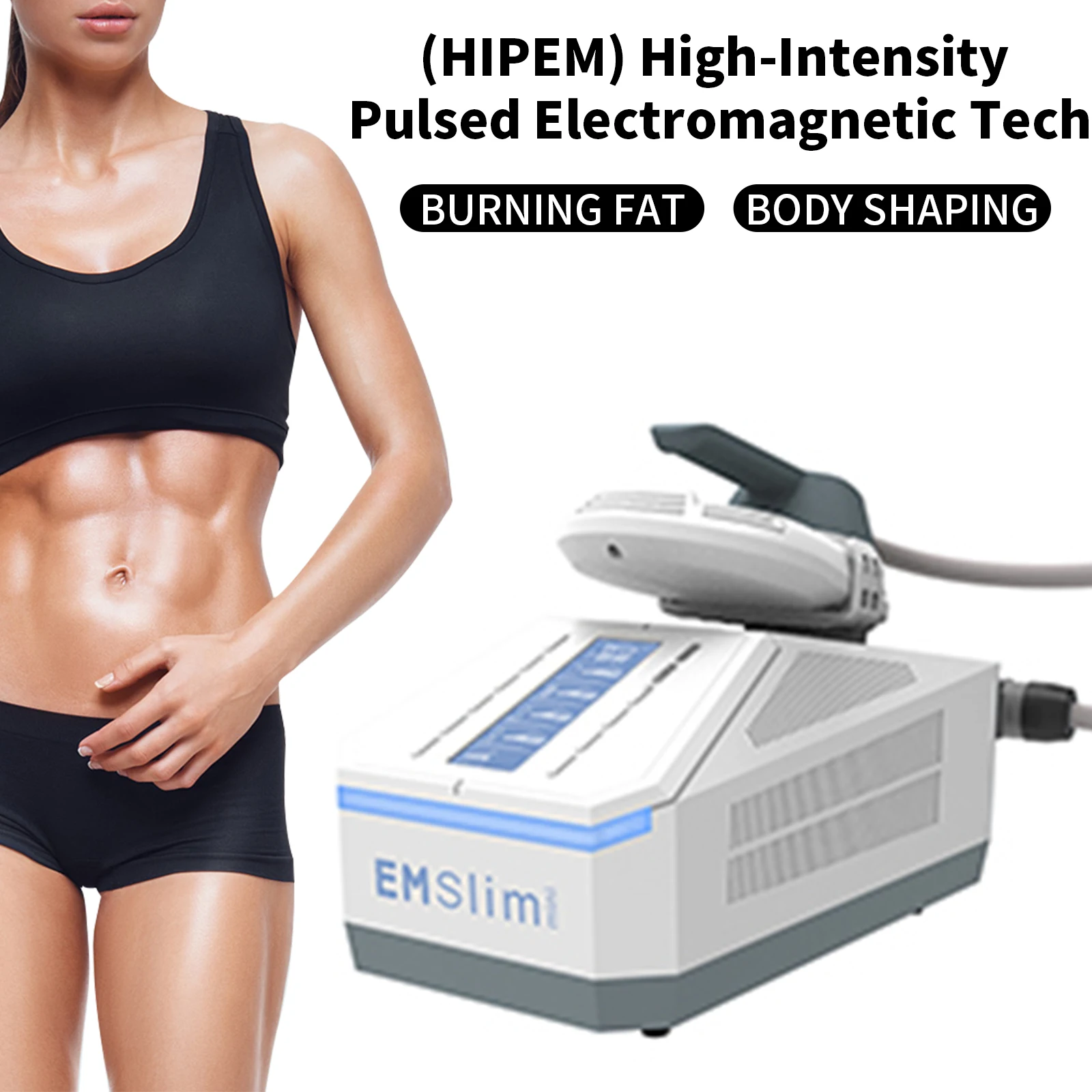 2024 Arrival 2023 Portable 14 Tesla Fat Removal Ems Slim  Ems Muscle Sculpting Muscle Stimulator Ems Slimming Machine / Emslim