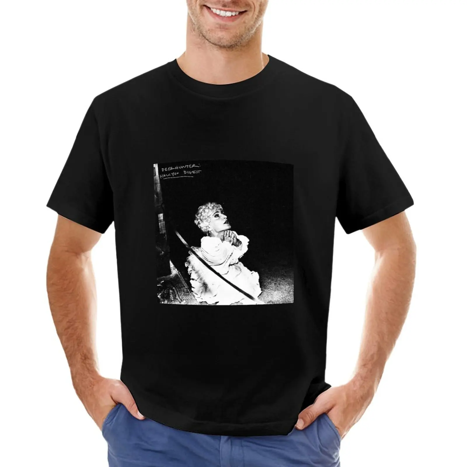 

DeerhunterHalcyon Digest T-Shirt custom t shirt korean fashion cat shirts plain white t shirts men