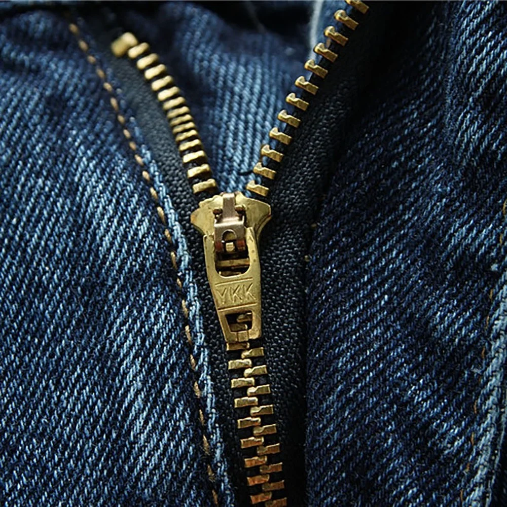 Classic Thick Mens Jeans Spring Autumn 100% Cotton Black Denim Overalls Men High Quality Regualr Fit Jeans Vintage Blue Trousers 6