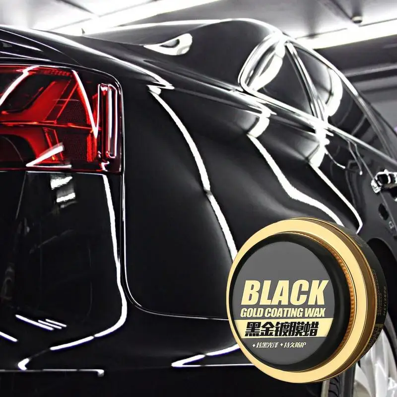 Car Wax Crystal Plating Set Paint Surface Coating Formula Waterproof Film Carnauba Car Wax Cleaner Black Gold Coating 280ml car wax