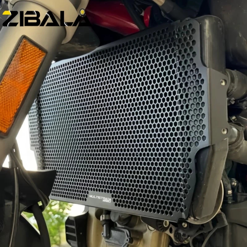 Per Ducati Multistrada MTS 950 950S 2017-2022 Griglia Del Radiatore In Alluminio Guardia Radiatore Olio Guard Protector Accessori Moto