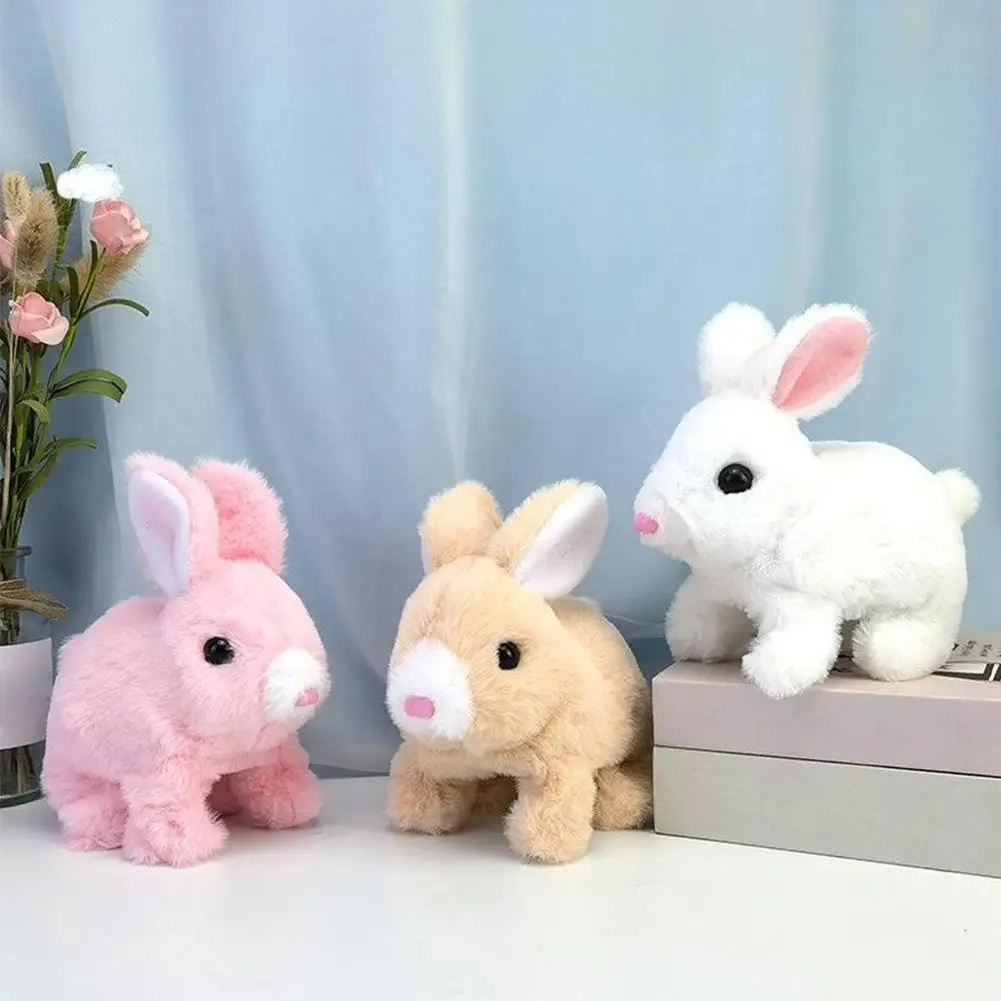 Puppy Rabbit Toy Walking Talking Plush Electric Music Toy Novelty Plush Children's Gifts-My Realistic Bunny Universal