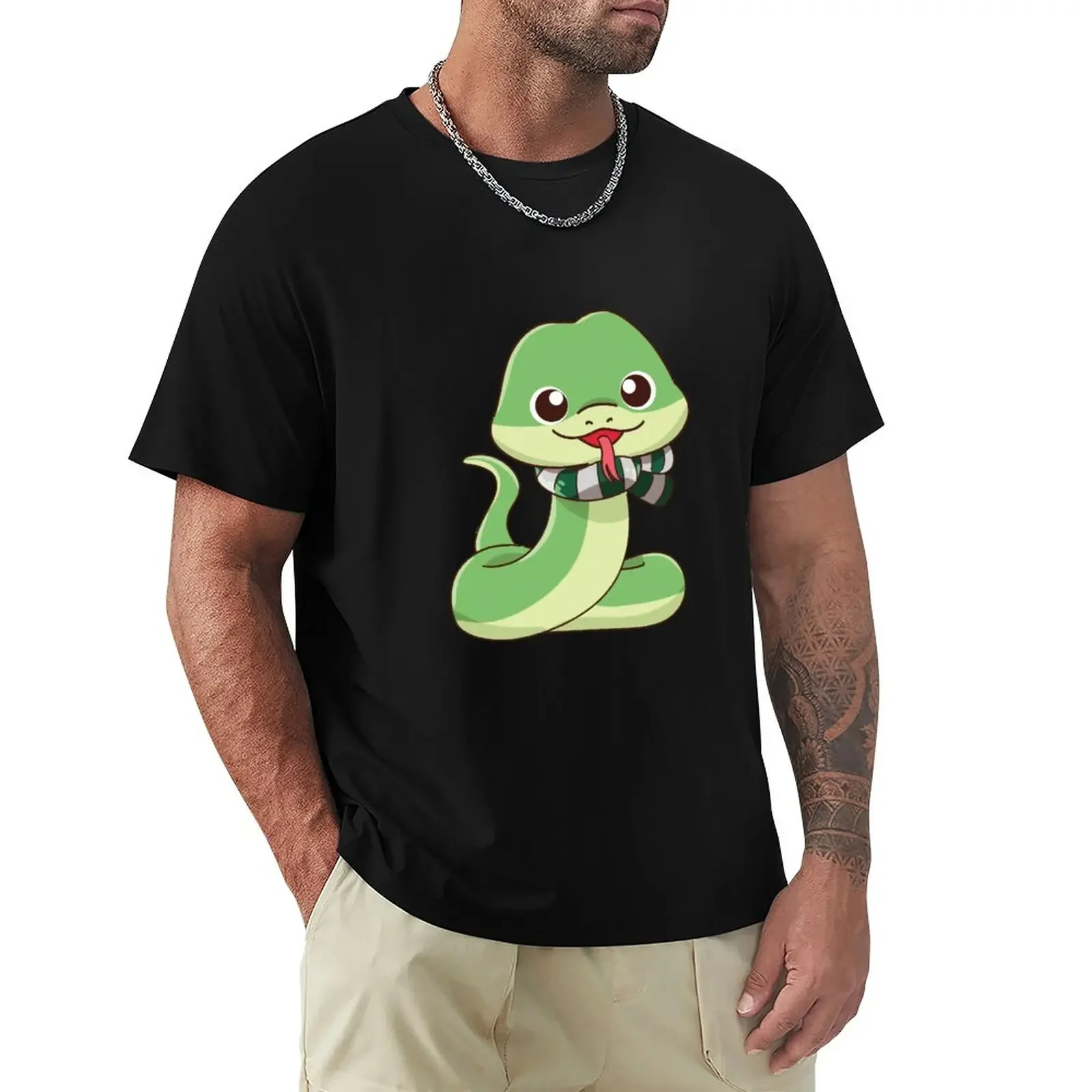 

Winter Scarf Serpent T-Shirt heavyweights cute tops black t-shirts for men