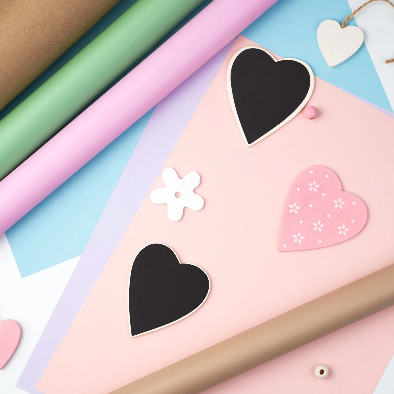 5Pcs 접착식 자기 시트 사진 그림용 유연한 홀드 공예 자석 DIY 벽 예술 냉장고 디스플레이