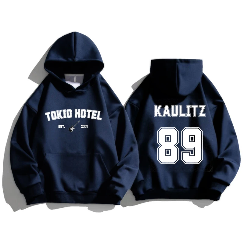 Kaulitz Sweatshirts Print Men/Women Casual Fashion Long Sleeves Tracksuit Woman Pullover Hooded Shirt Oversized Unisex Clothing
