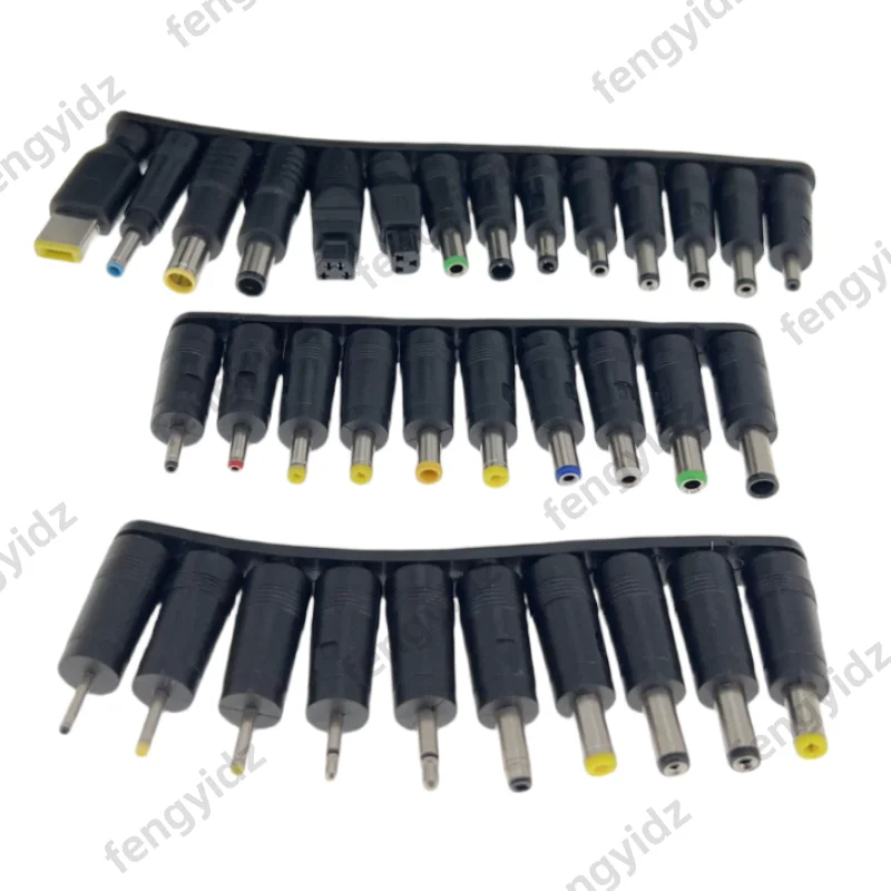 Lenovo Thinkpad 노트북 전원 공급 장치 플러그 잭 세트 용 34PCS 범용 5.5mm x 2.1mm DC AC 전원 어댑터 팁 커넥터 키트