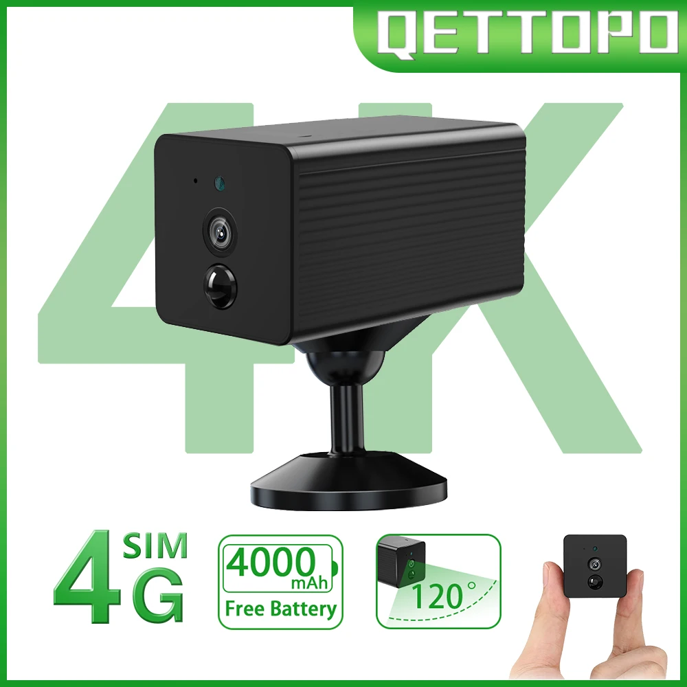 4g Camera Sim Card Motion Detection Mini Sim Card Surveillance Camera