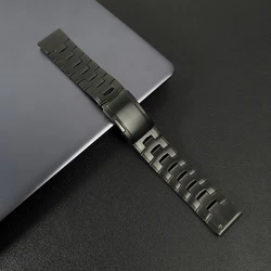 Premium Titanium Metal QuickFit Watch Band, Available in 22mm and 26mm Sizes - QuickFit 26mm (Titanium color)