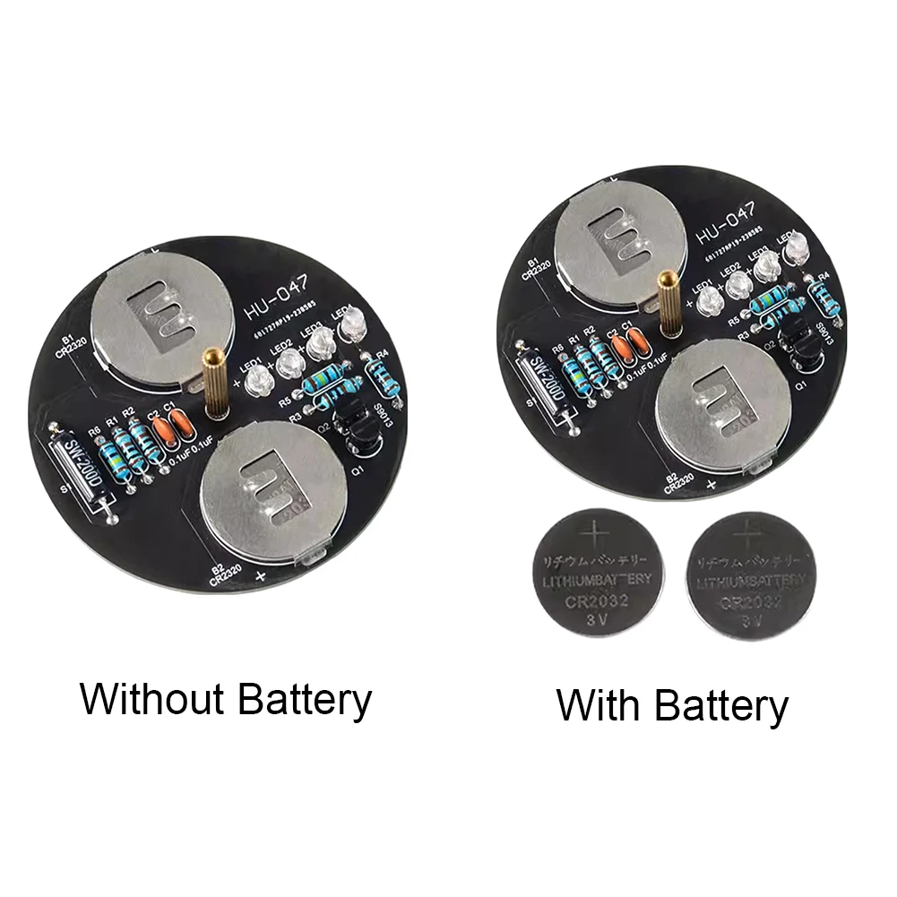 DIY 전자 키트 LED 자이로 DIY 용접 키트, 회전 랜턴, 배터리 없음