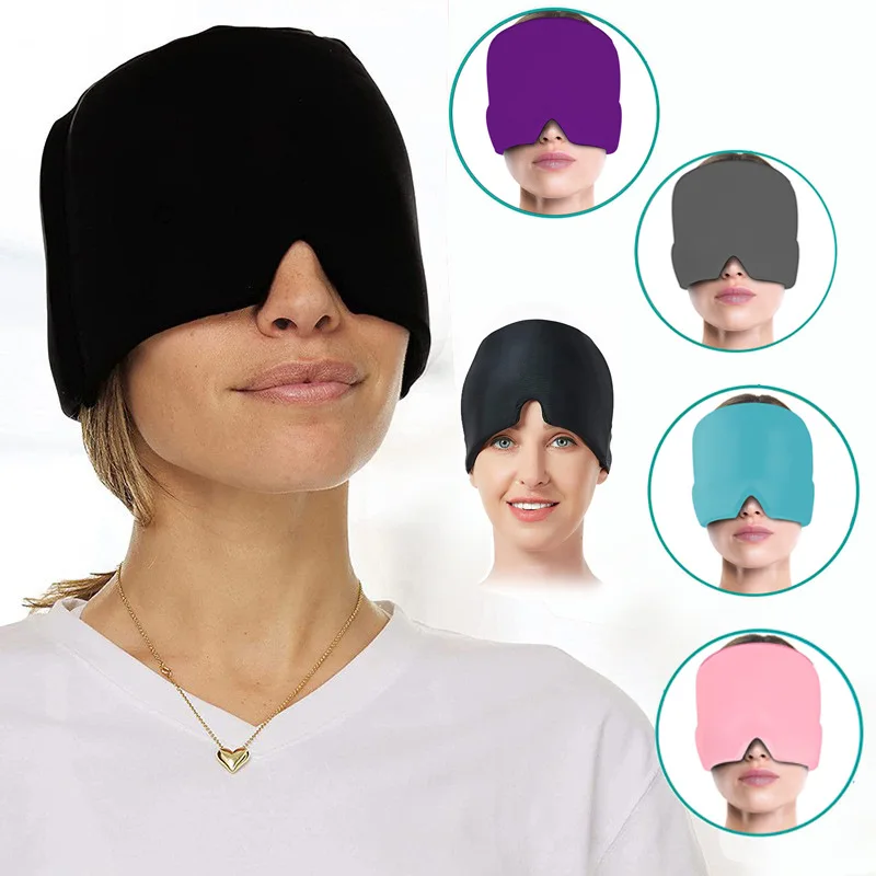 Gel Cold Hot Head Ice Cap Head Wrap Face Mask Massage Sleep Eye Mask Health Care Tool head ice cap