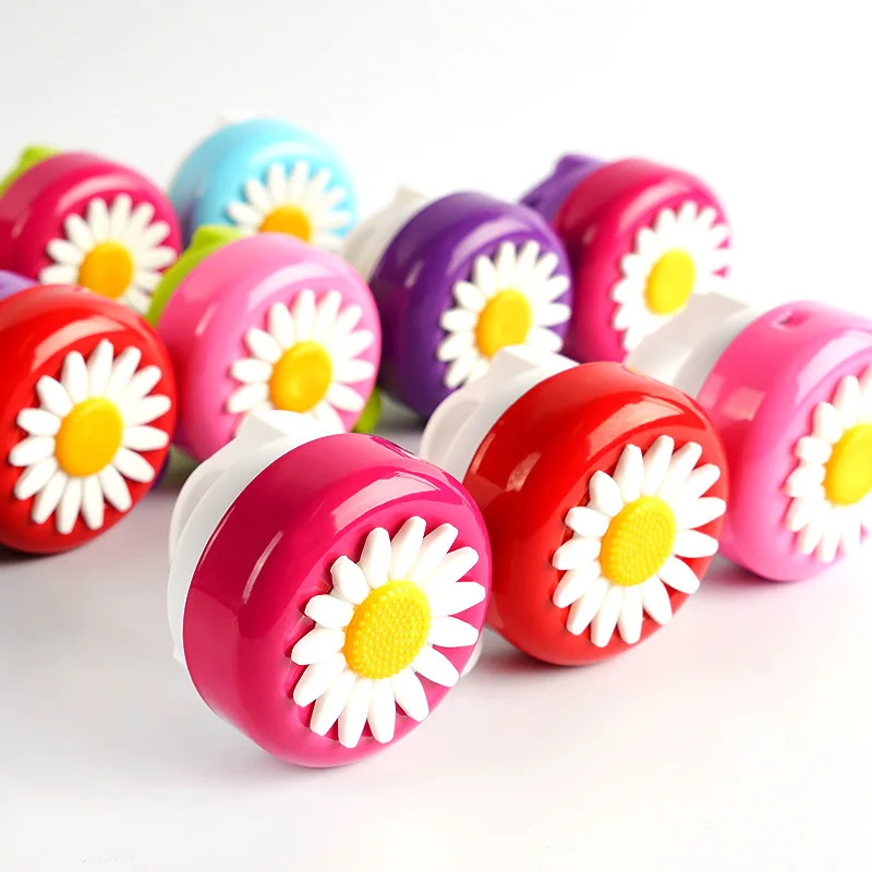 Bicycle Bell Multi-color Kids Funny Bicycle Bell Daisy Flower Horns Bike Children Girls Cycling Ring Alarm For Handlebars Alloy Plastics
